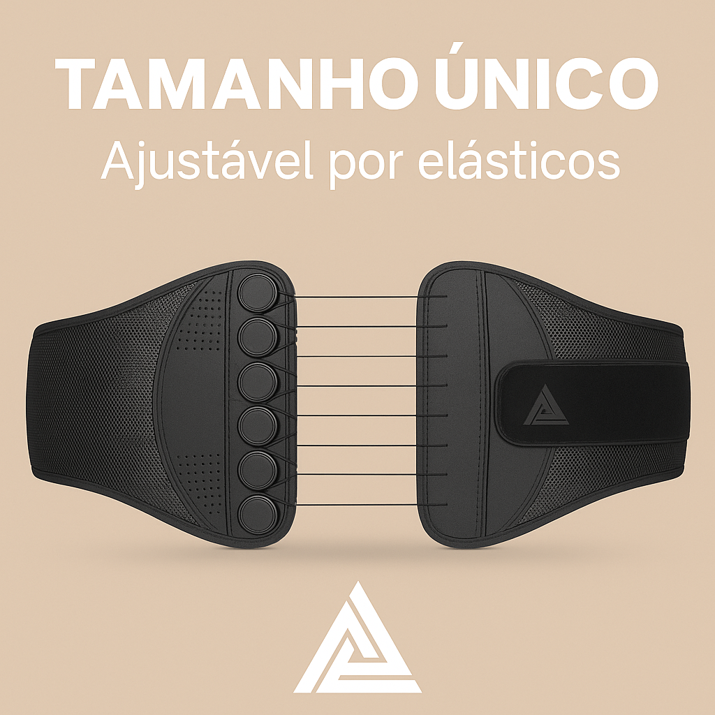POSTUREX – Tecnologia para alinhar sua coluna e proteger sua lombar (Tamanho único ajustável)