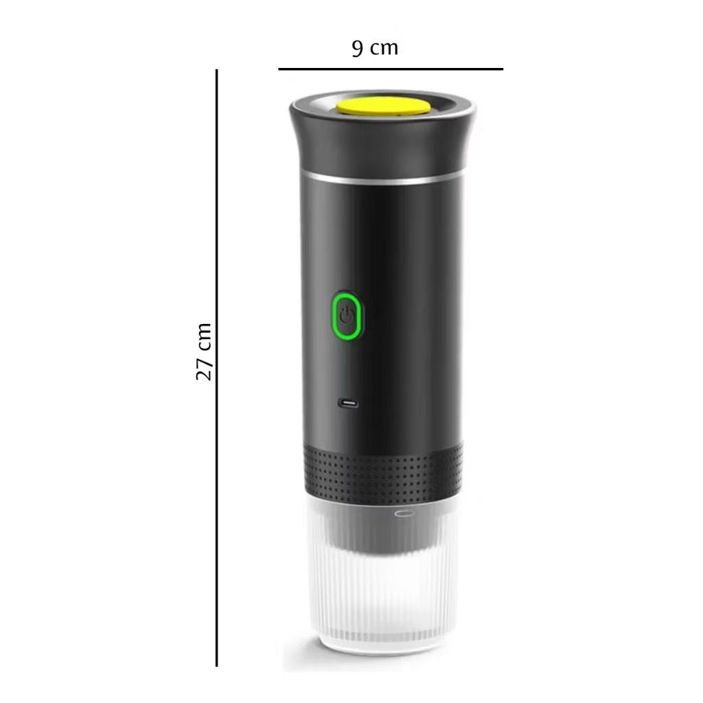 3 Em 1 Mini Máquina De Café Expresso Elétrica Portátil Sem Fio Para Carro E Casa Acampamento Viagem Cápsula Cafeteira