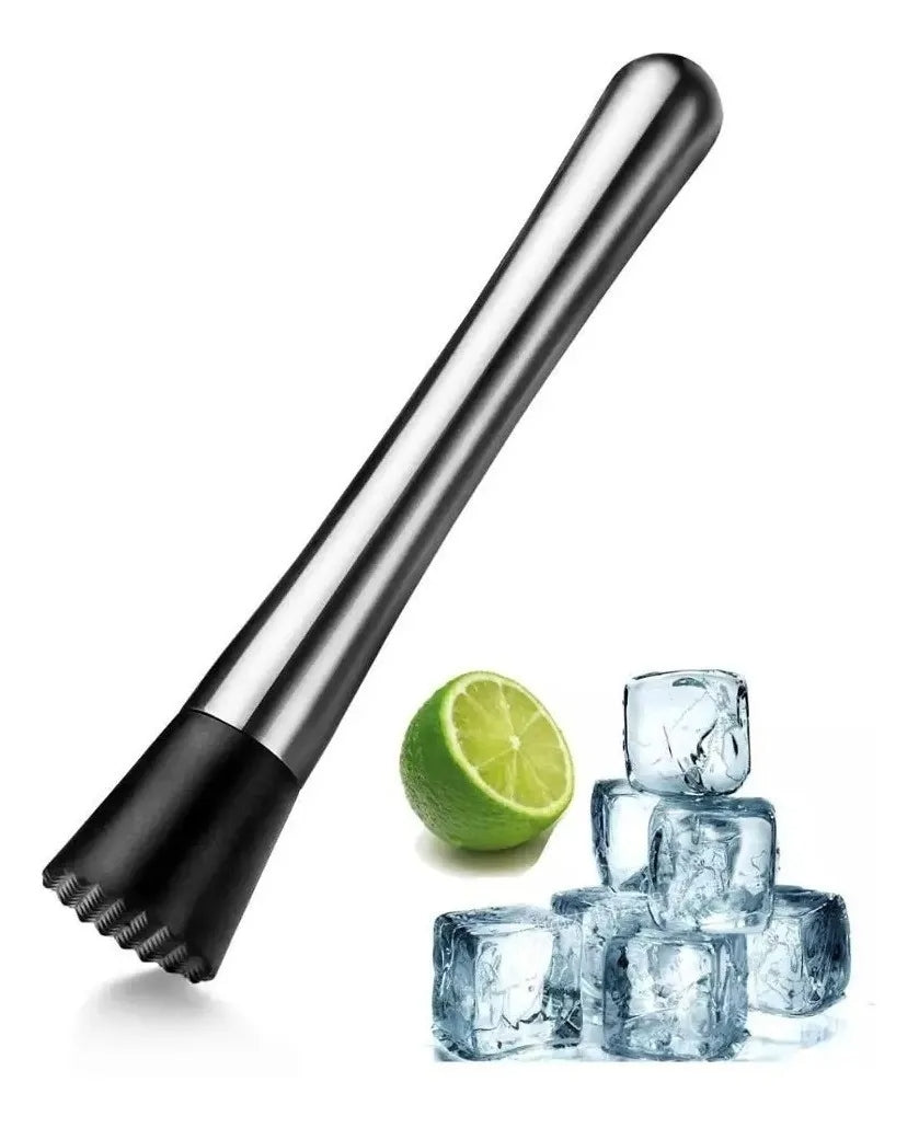 Kit Caipirinha Profissional 7 Peças com Coqueteleira Inox