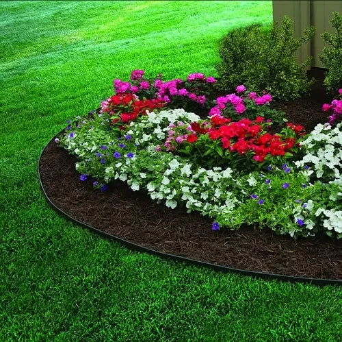 Limitador de Grama e Terra Flexível para Jardim