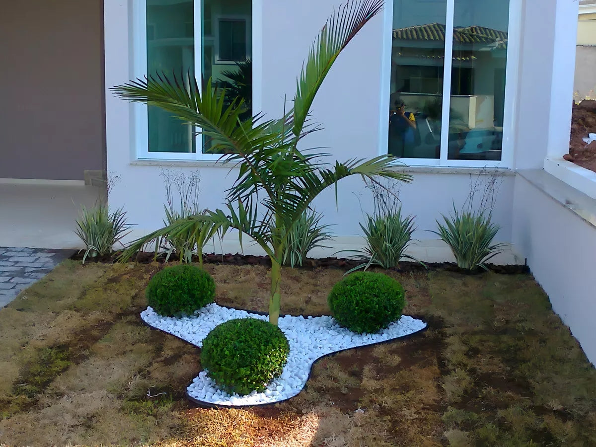 Limitador de Grama e Terra Flexível para Jardim