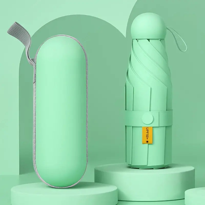 Guarda Chuva Mini Cápsula Resistente com Proteção UV