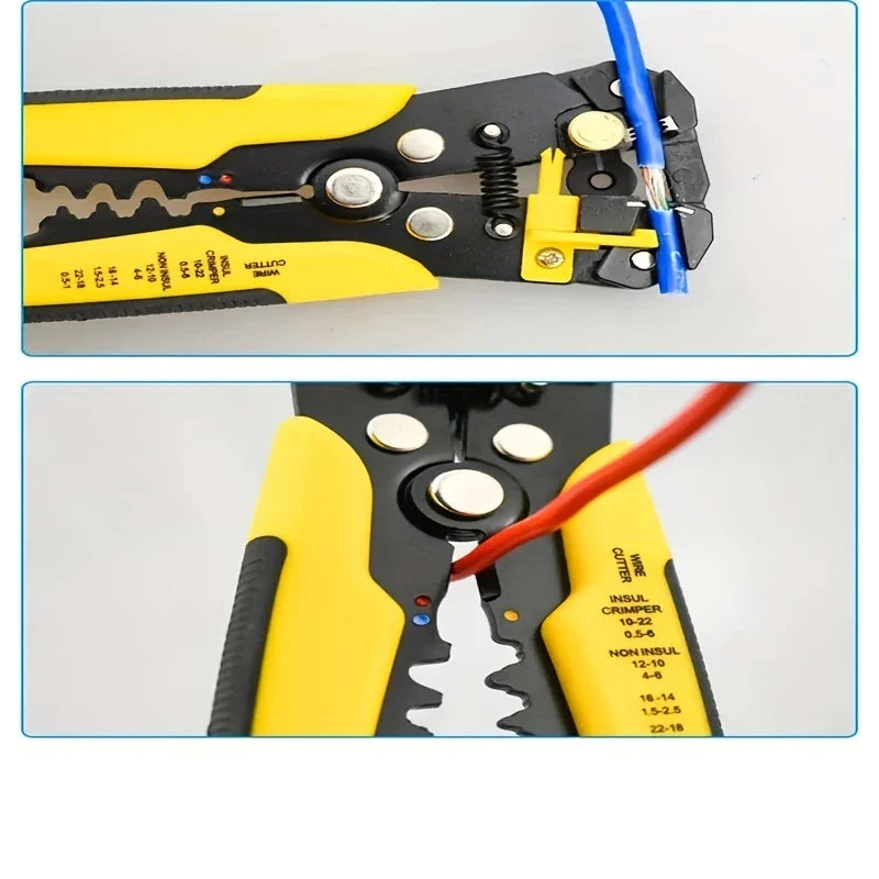 Alicate 5 em 1 Automático Decapador e Crimpador de Fios