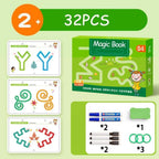 Caderno de Desenho e Traço Infantil - Magic Book