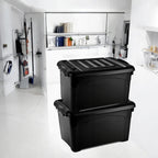 Caixa Organizadora Multiuso 95 Litros com Rodinhas