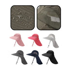 Chapéu Unisex Aba Larga Anti-UV UPF50+