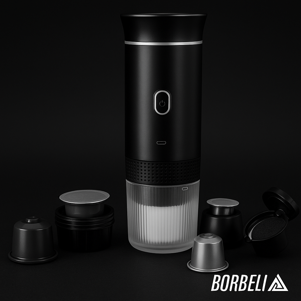 3 Em 1 Mini Máquina De Café Expresso Elétrica Portátil Sem Fio Para Carro E Casa Acampamento Viagem Cápsula Cafeteira