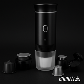 3 Em 1 Mini Máquina De Café Expresso Elétrica Portátil Sem Fio Para Carro E Casa Acampamento Viagem Cápsula Cafeteira