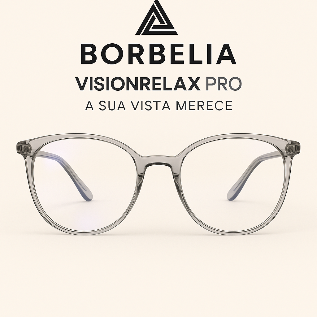 VisionRelax™ Borbelia Pro – escudo contra a luz azul. (+50% de Desconto)  + Frete Grátis