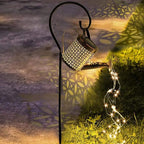 Decoração de Jardim Regador com Luz Led Solar