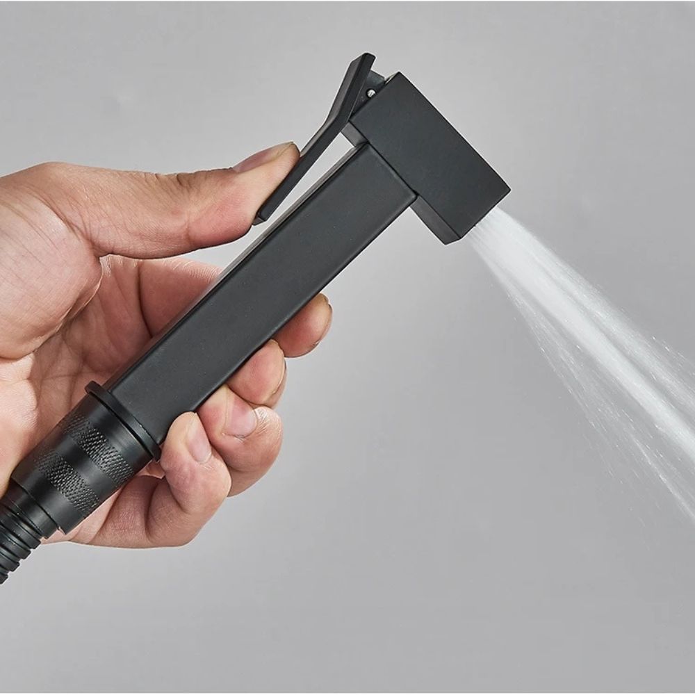 Ducha Higiênica Quadrada Completa para Banheiro