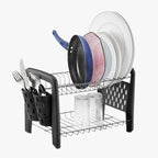 Escorredor Duplo Desmontável com Porta Talheres