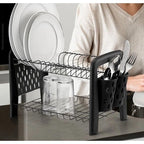 Escorredor Duplo Desmontável com Porta Talheres