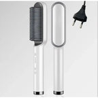 Escova Alisadora e Modeladora Elétrica 5 em 1 Bivolt Profissional