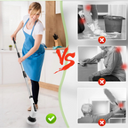 Esfregão de Limpeza Giratório 3 em 1 Recarregável