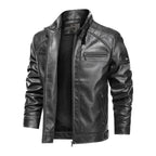 Jaqueta Masculina de Couro Slim