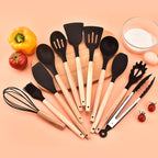 Kit 11 Utensílios de Cozinha em Silicone Minimalista