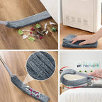 Kit Espanador Microfibra com Cabo Extensível