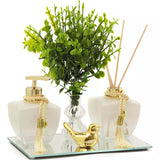 Kit Lavabo Decorativo Completo com Bandeja