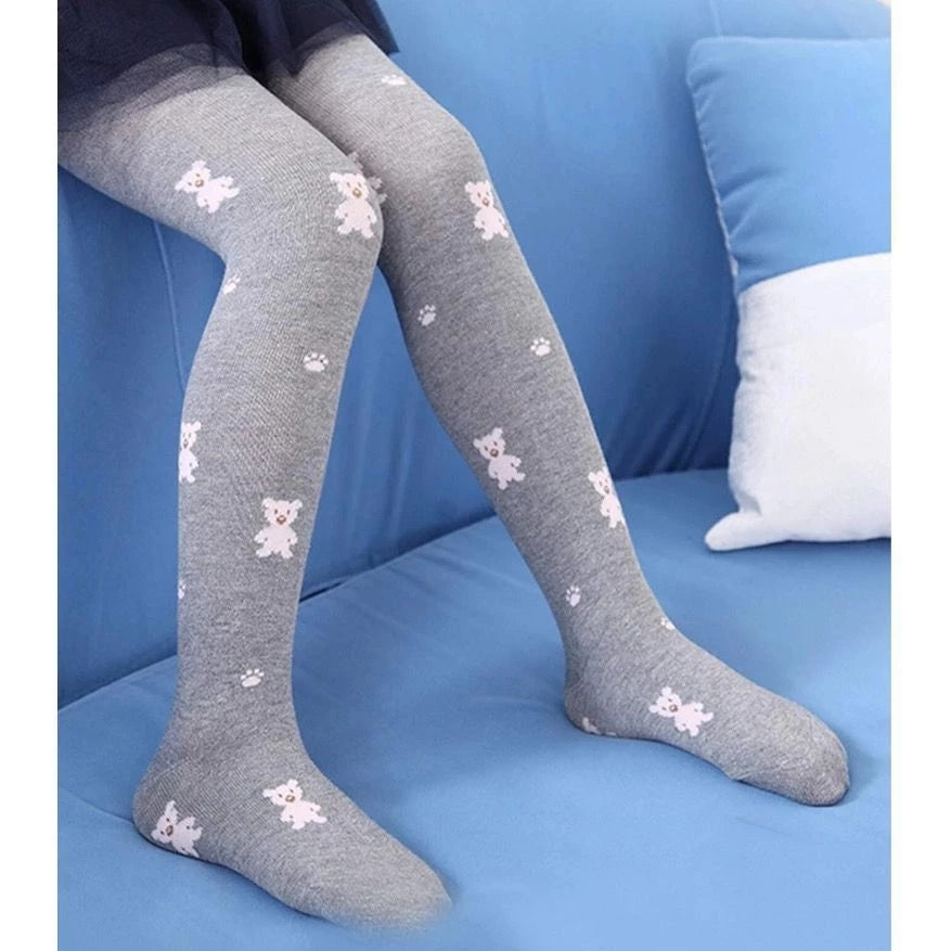 Kit com 3 Meias-Calças Infantil de Inverno Térmica e Grossa