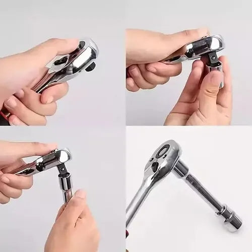 Kit com 46 Peças de Ferramentas Multifuncional com Maleta