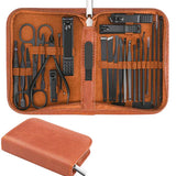 Kit de Manicure Masculino Profissional em Aço inoxidável