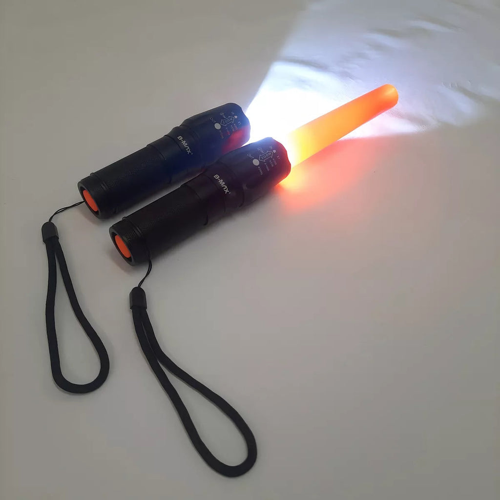 Lanterna Recarregável Tática X900 LED Super Zoom