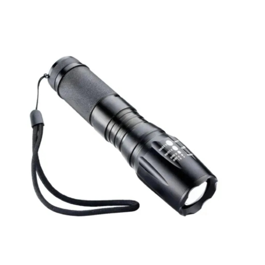 Lanterna Recarregável Tática X900 LED Super Zoom
