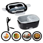 Marmita Térmica Elétrica Inox Portátil Bivolt + Bolsa Termica