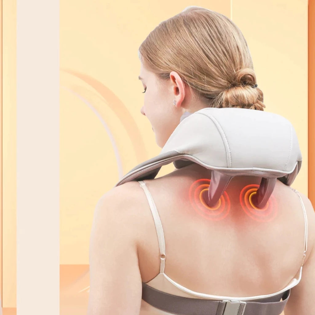 Massageador Inteligente de Pescoço de Compressão sem Fio