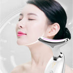 Massageador Rejuvenescedor com LED para Rosto e Pescoço - GlowRenew