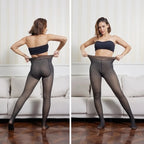 Meia-Calça de Inverno Translúcida com Forro de Lã Grosso - Compre 1 Leve 2