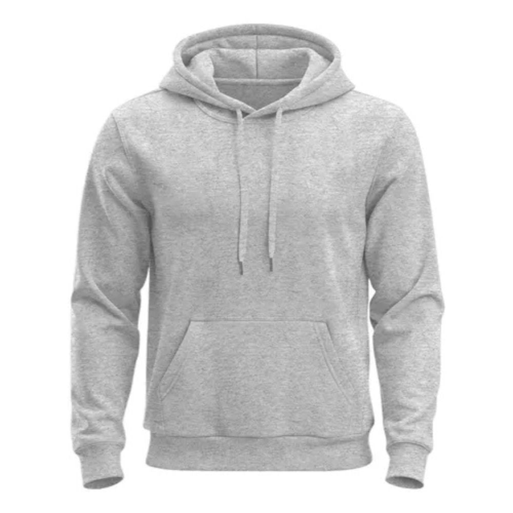 Moletom Unissex Flanelado Canguru com Capuz de Algodão