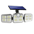 Refletor Led Solar Com 3 Cabeças 800W - EcoLight