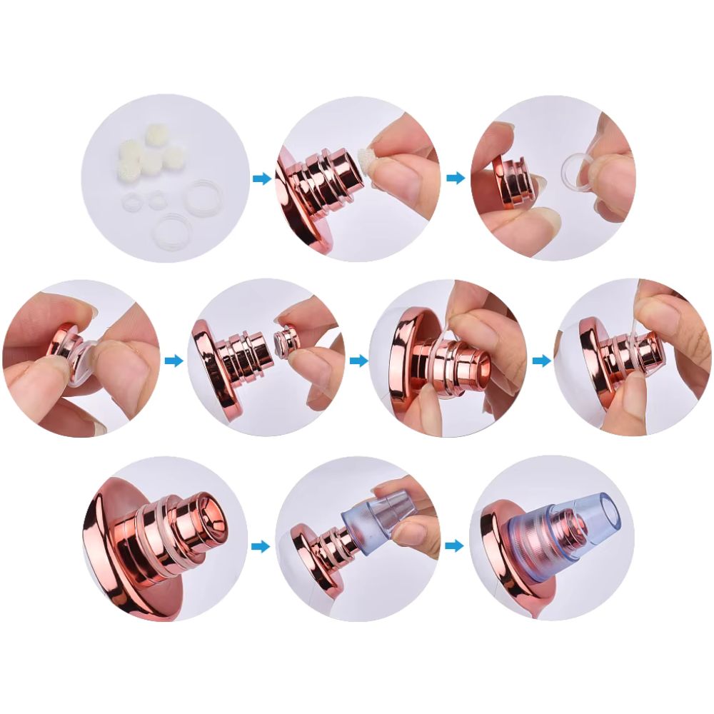 Removedor Elétrico de Cravos e Espinhas A Vácuo Recarregável