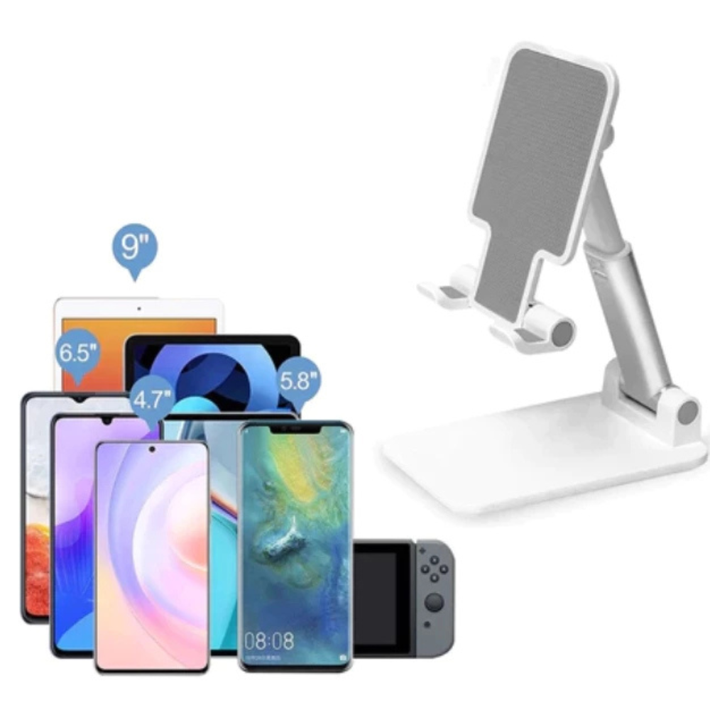 Suporte Dobrável Ajustável para Celular e Tablet - Compre 1 Leve 2
