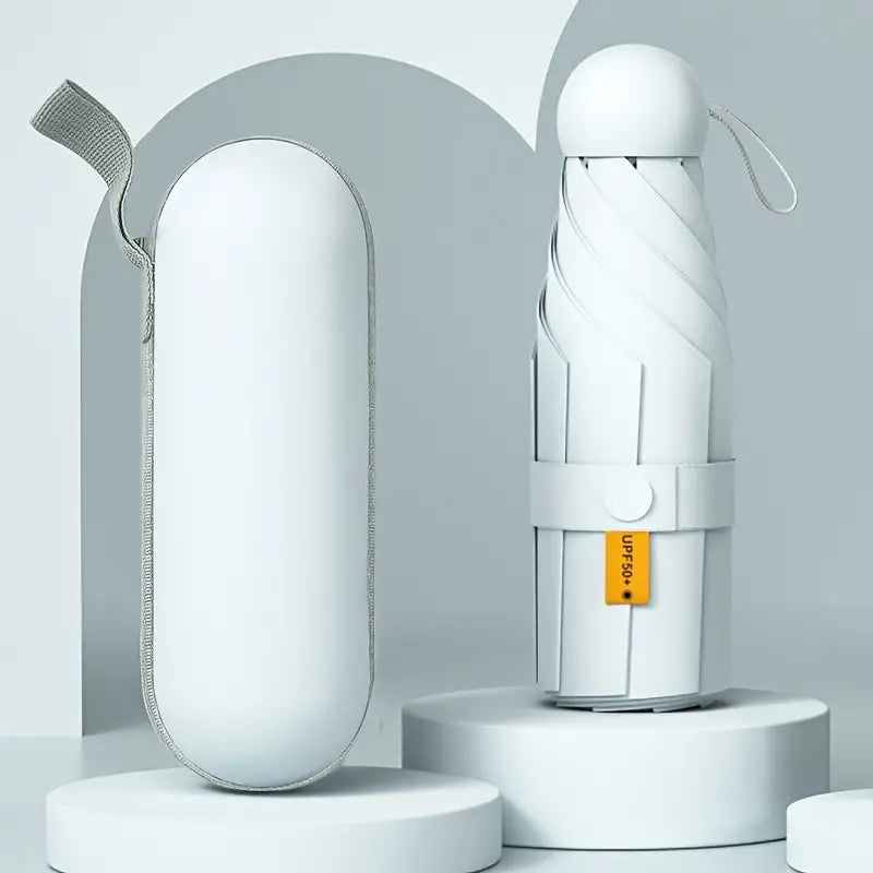 Guarda Chuva Mini Cápsula Resistente com Proteção UV