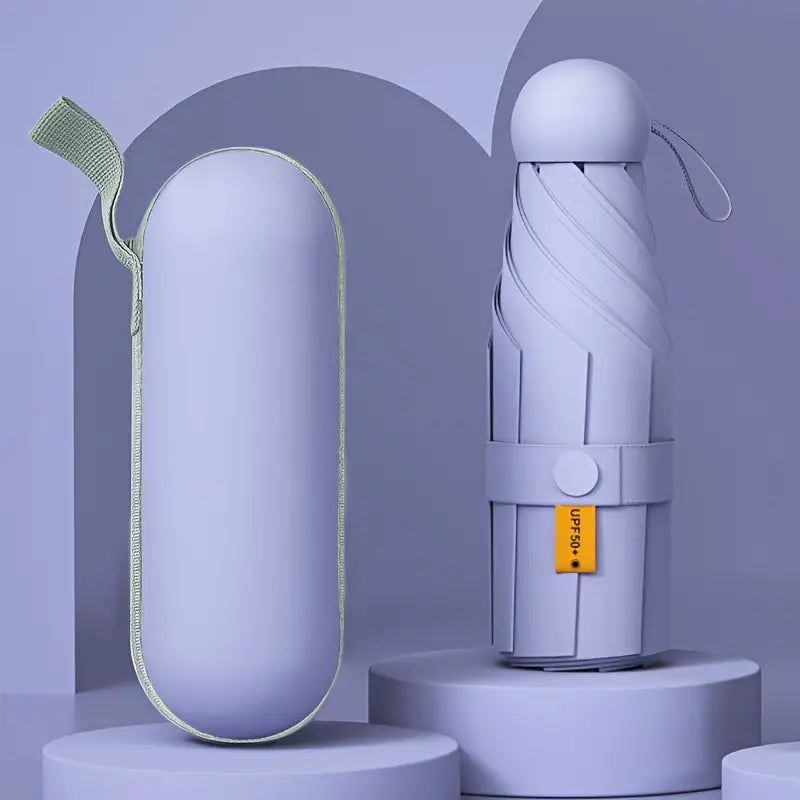 Guarda Chuva Mini Cápsula Resistente com Proteção UV
