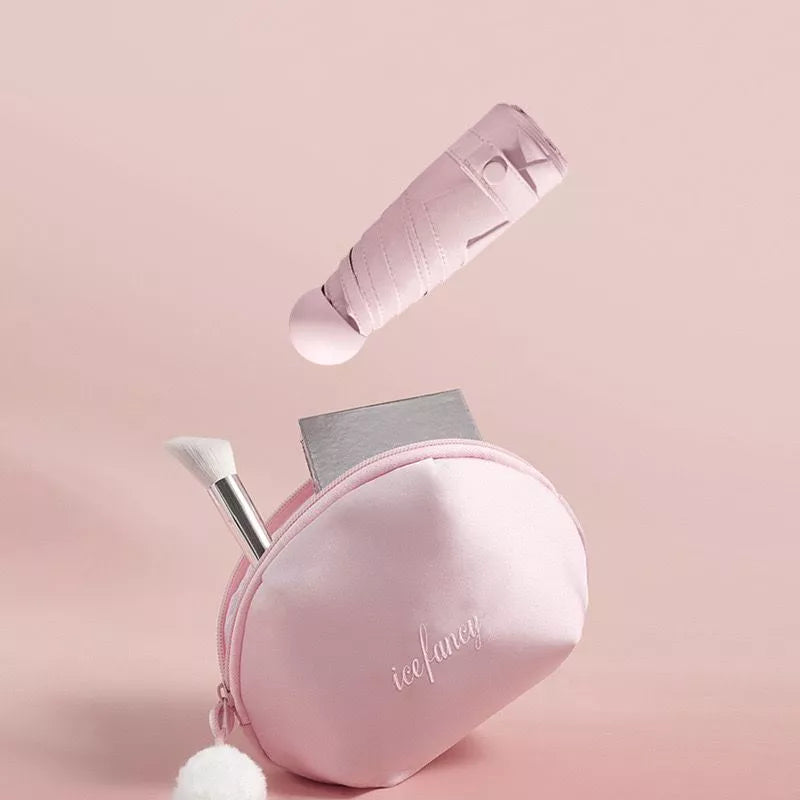 Guarda Chuva Mini Cápsula Resistente com Proteção UV