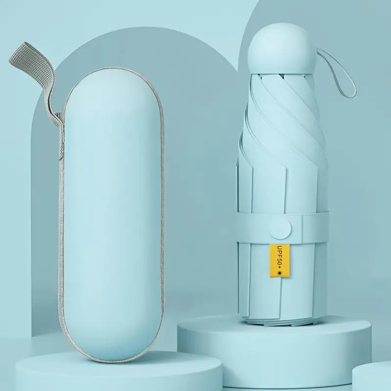 Guarda Chuva Mini Cápsula Resistente com Proteção UV