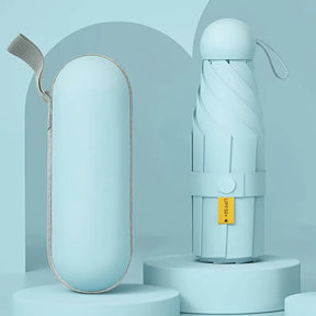 Guarda Chuva Mini Cápsula Resistente com Proteção UV