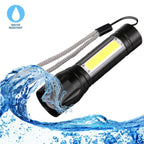 Lanterna Tática Recarregável USB - Super LED Zoom