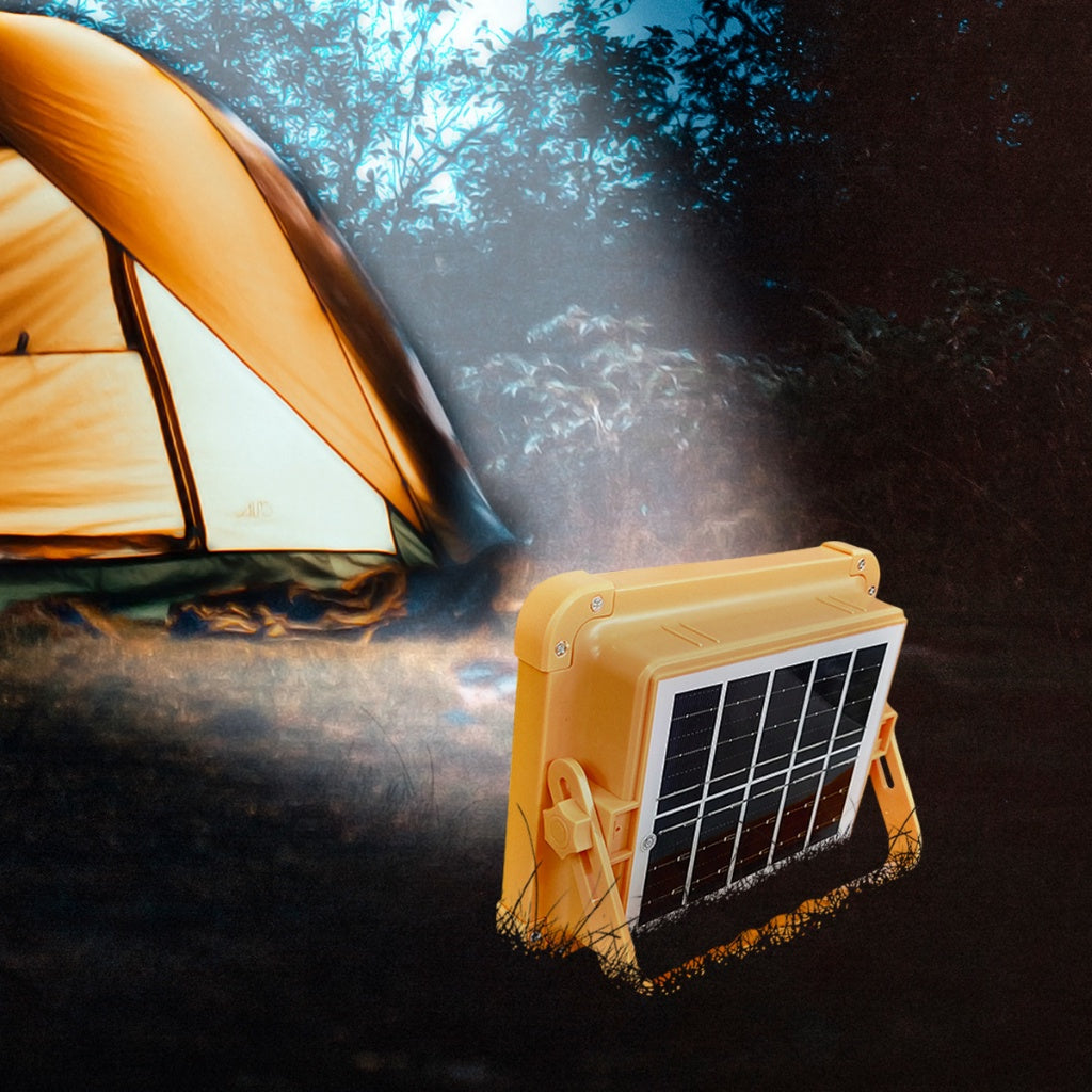 1000w Refletor Solar LED Recarregável Iluminação de emergência Acampamento ao ar livre Luz Portátil