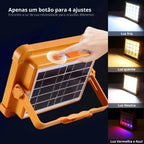 1000w Refletor Solar LED Recarregável Iluminação de emergência Acampamento ao ar livre Luz Portátil